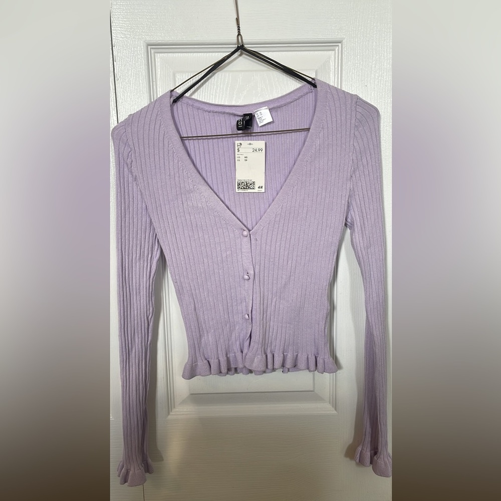 Divided H&M XS Purple Sweater